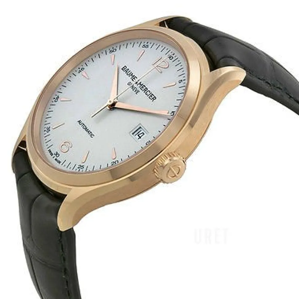 CLIFTON Silverfärgad/Läder Ø38.8 mm