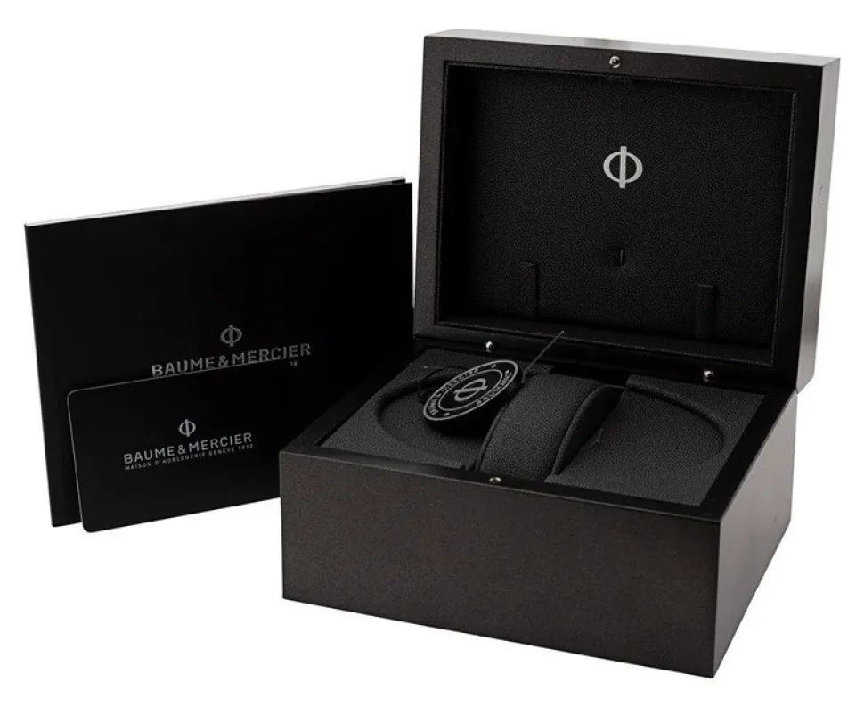 CLIFTON Silverfärgad/Läder Ø42 mm