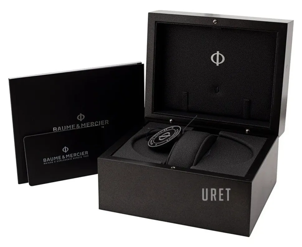 Clifton Silverfärgad/Läder Ø42 mm