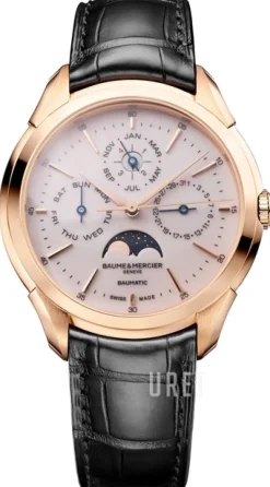 Clifton Vit/Läder Ø42 mm