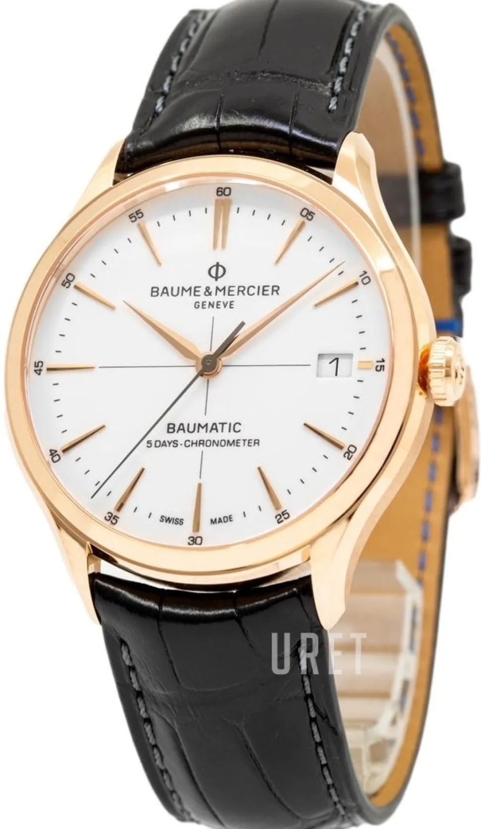 Clifton Vit/Läder Ø40 mm