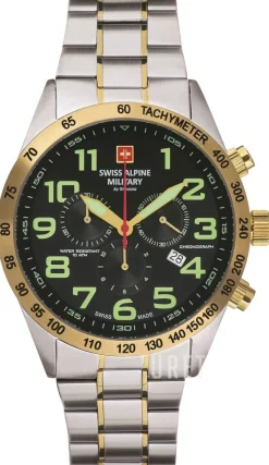 Combat Light Svart/Guldtonat stål Ø45 mm