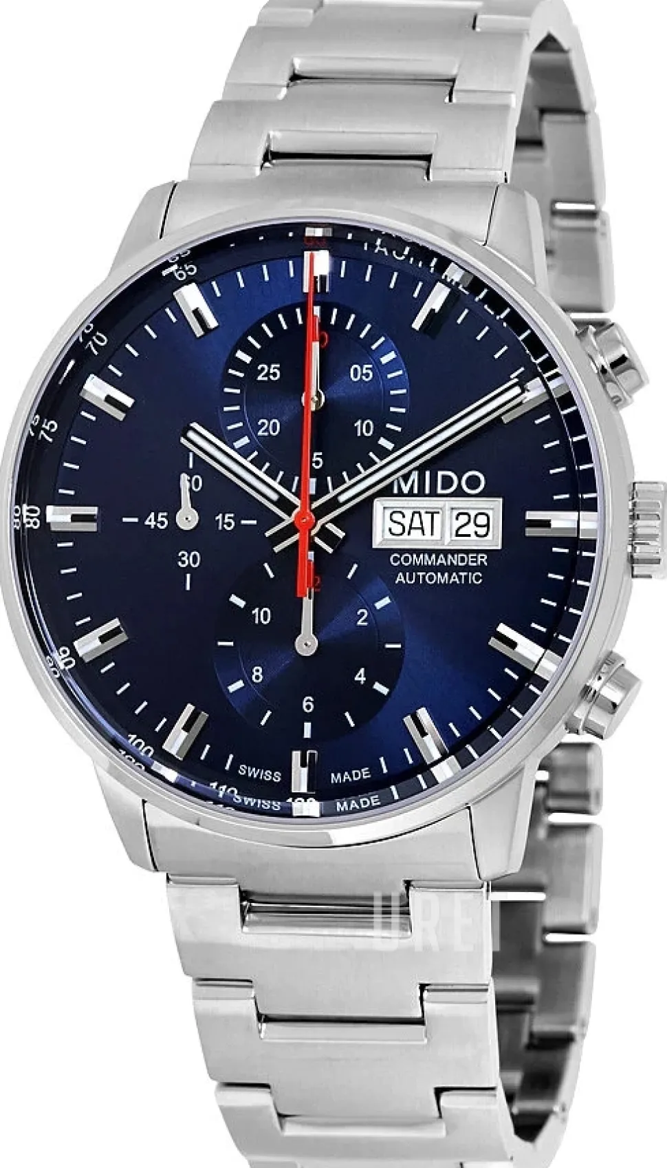 Commander Blå/Stål Ø42.5 mm