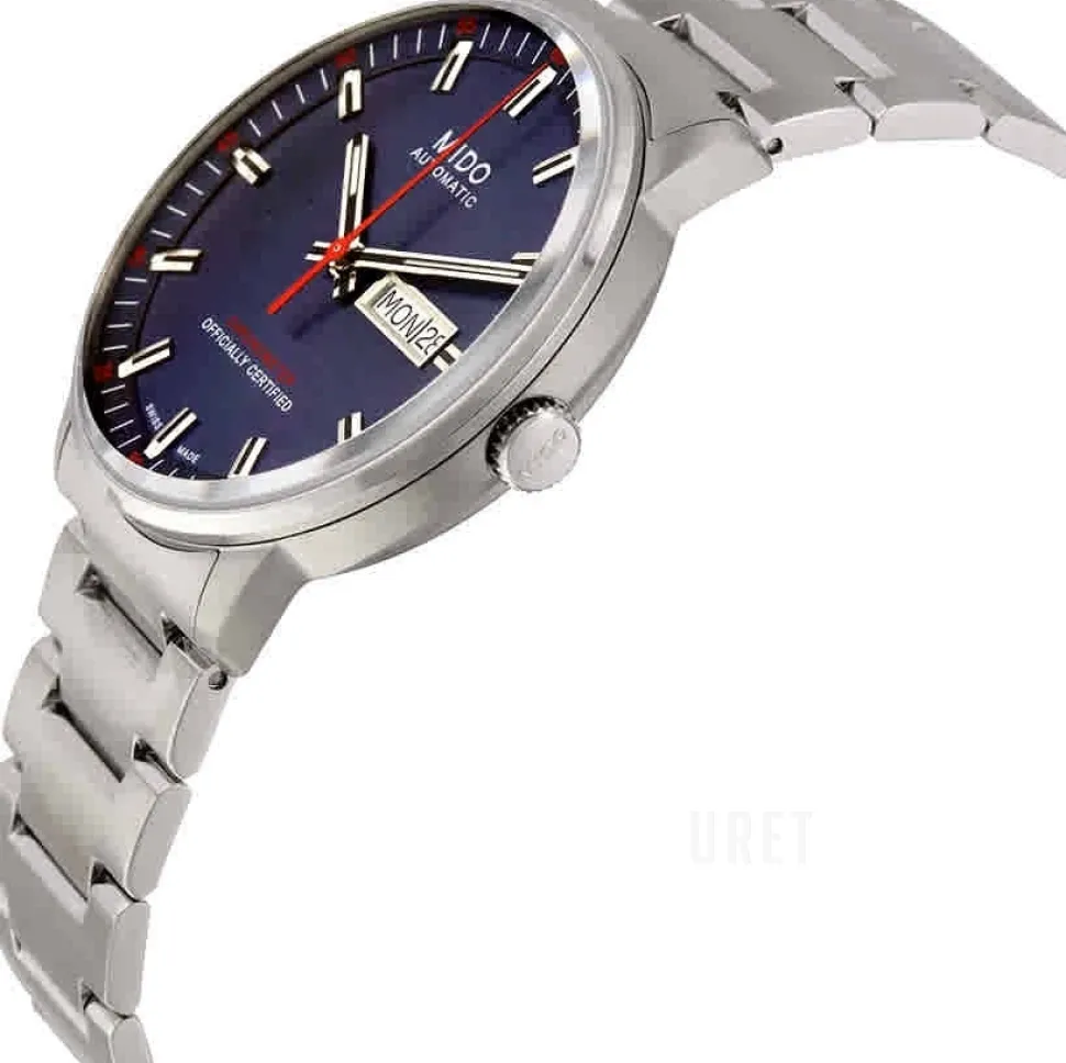 Commander Blå/Stål Ø40 mm