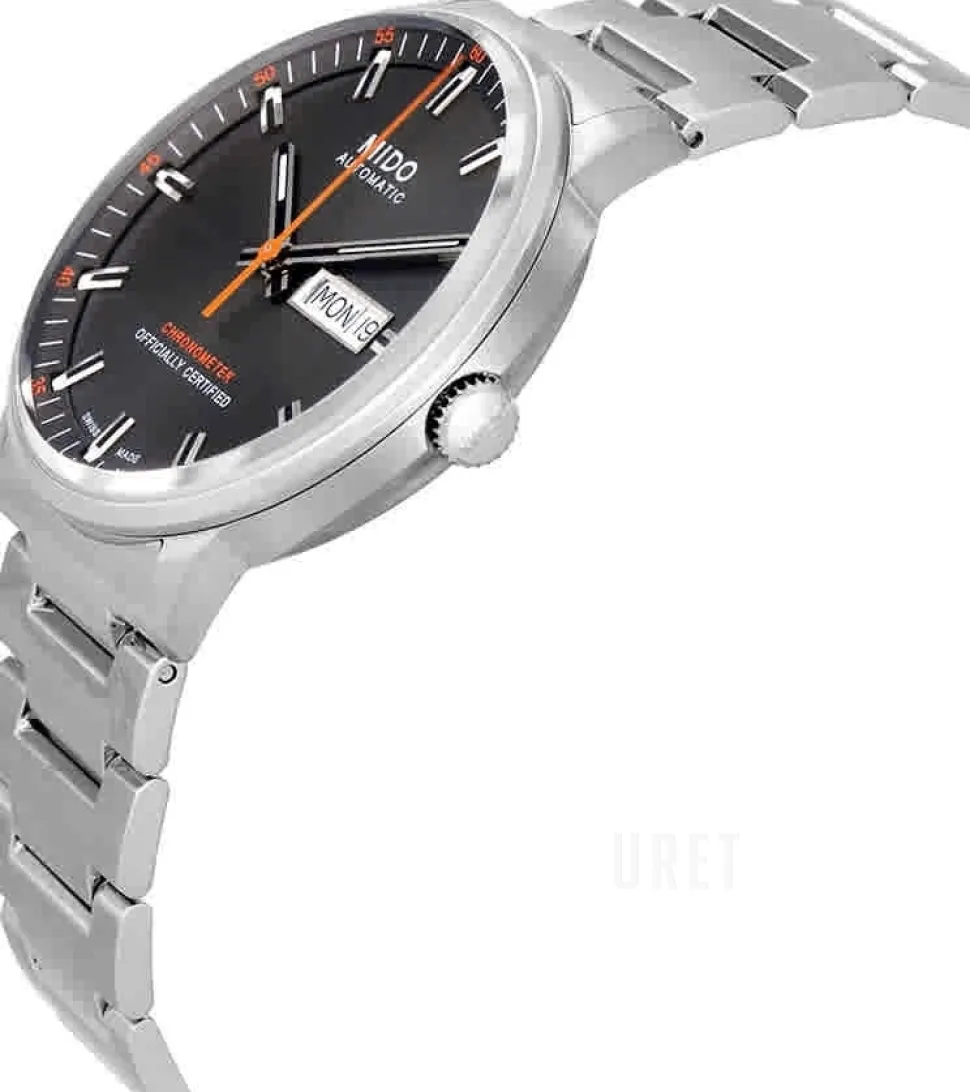 Commander Grå/Stål Ø40 mm