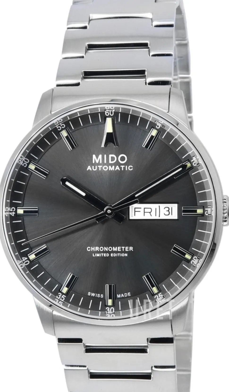 Commander Grå/Stål Ø40 mm