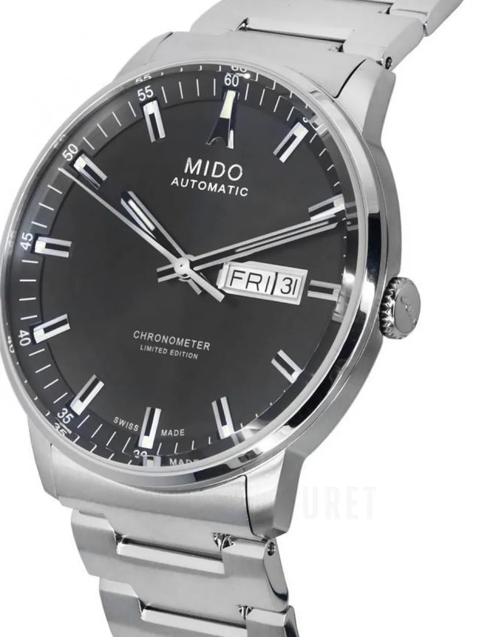 Commander Grå/Stål Ø40 mm