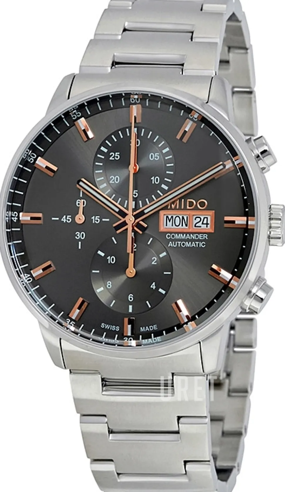 Commander Grå/Stål Ø42.5 mm