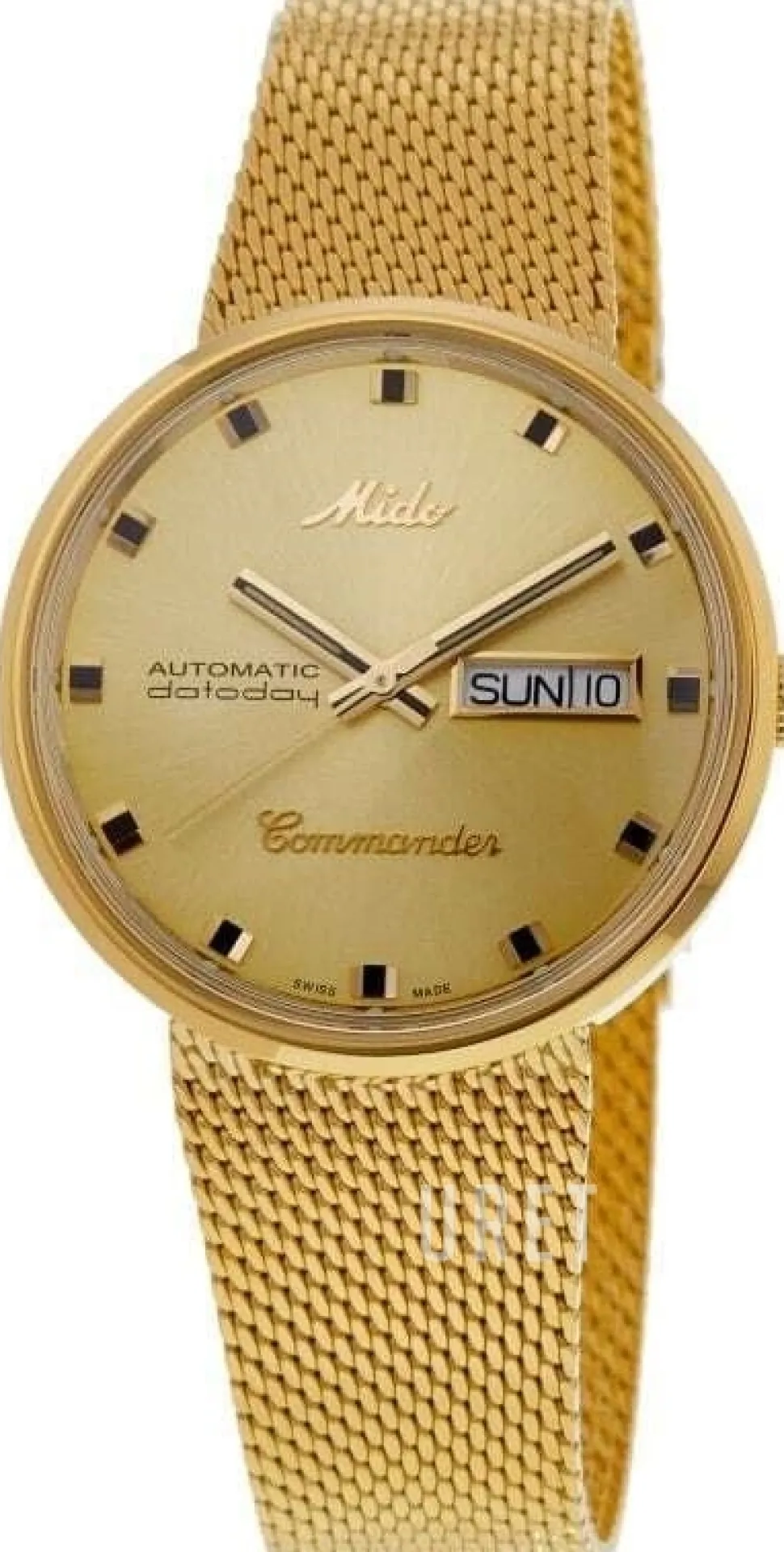 Commander Guld/Gulguldtonat stål Ø37 mm