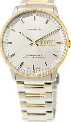 Commander Silverfärgad/Gulguldtonat stål Ø40 mm