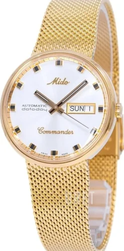 Commander Silverfärgad/Gulguldtonat stål Ø37 mm