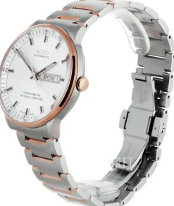 Commander Silverfärgad/Roséguldstonat stål Ø40 mm