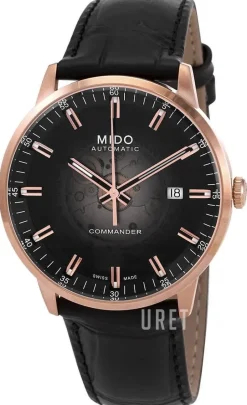 Commander Svart/Läder Ø40 mm