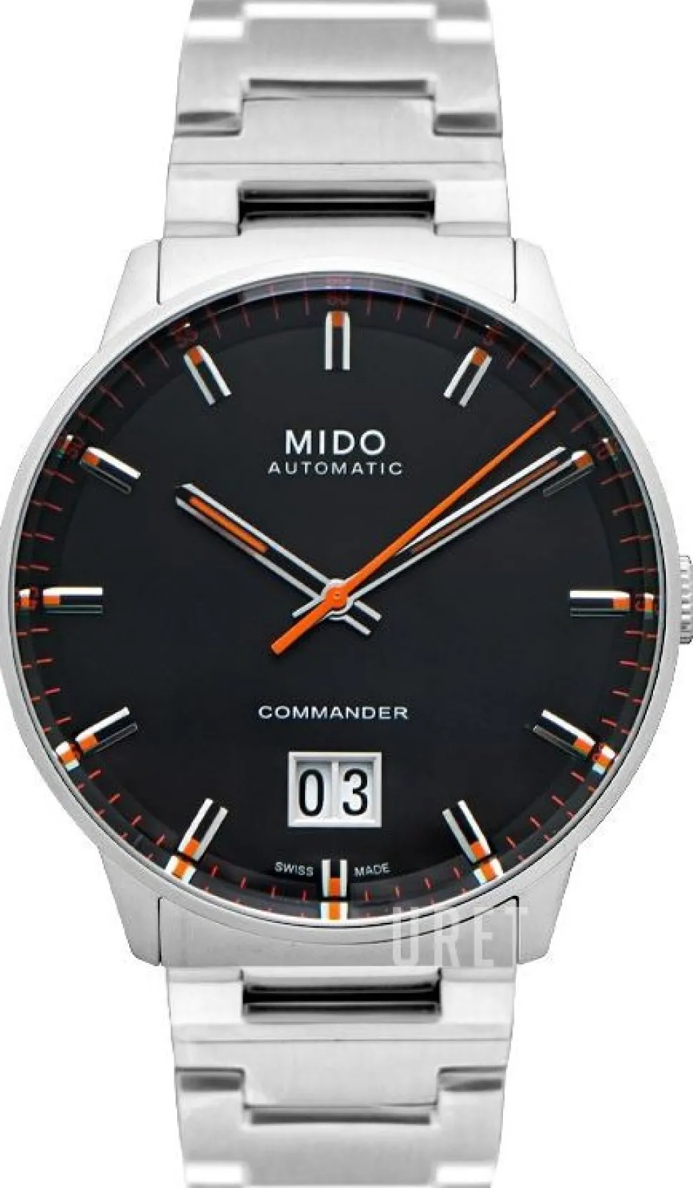 Commander Svart/Stål Ø42 mm