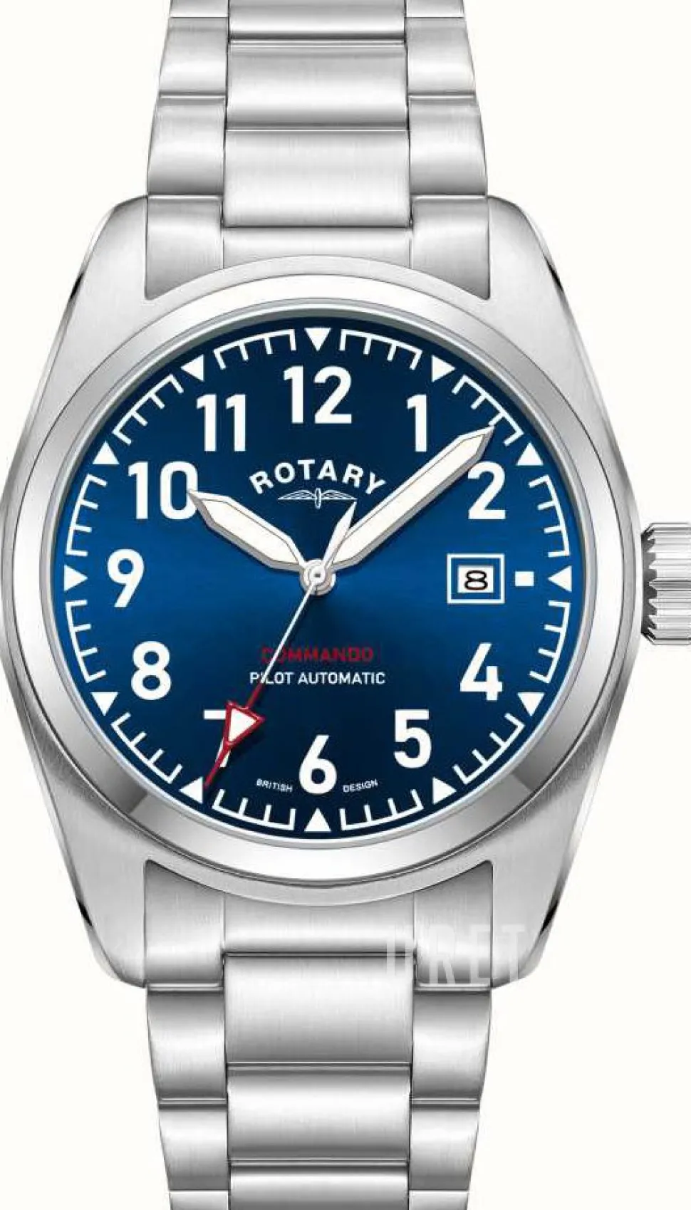 Commando Blå/Stål Ø42 mm