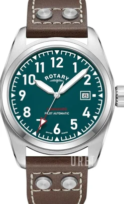 Commando Grön/Läder Ø42 mm