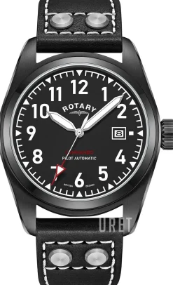 Commando Svart/Läder Ø42 mm