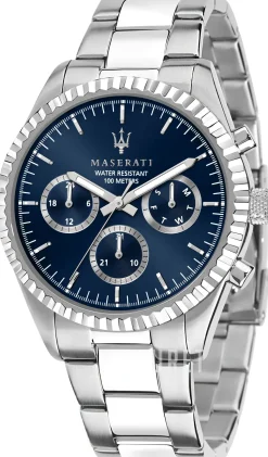 Competizione Blå/Stål Ø43 mm