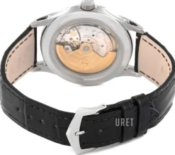 Complicated Annual Calender Silverfärgad/Läder Ø40 mm