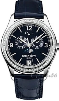 Complicated Annual Calender Blå/Läder Ø39 mm