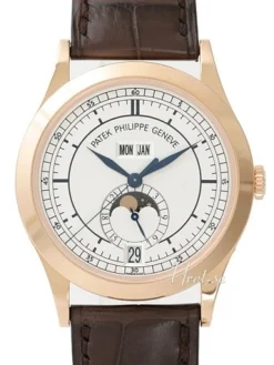 Complicated Annual Calender Svart/Läder Ø38 mm