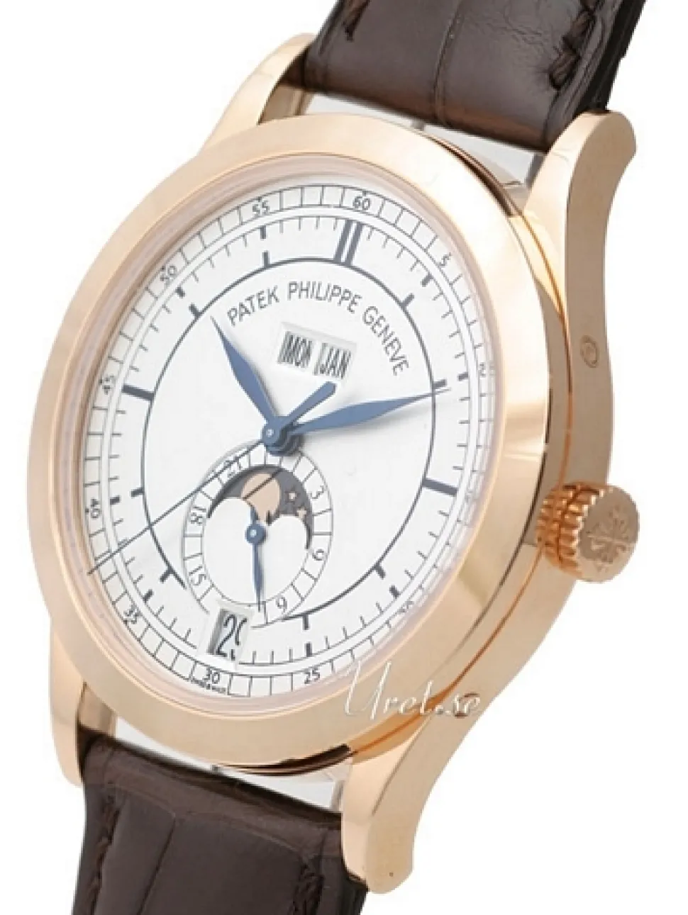 Complicated Annual Calender Svart/Läder Ø38 mm