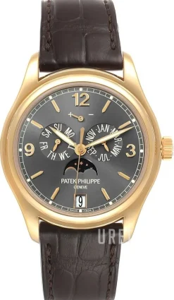 Complicated Annual Calender Svart/Läder Ø39 mm