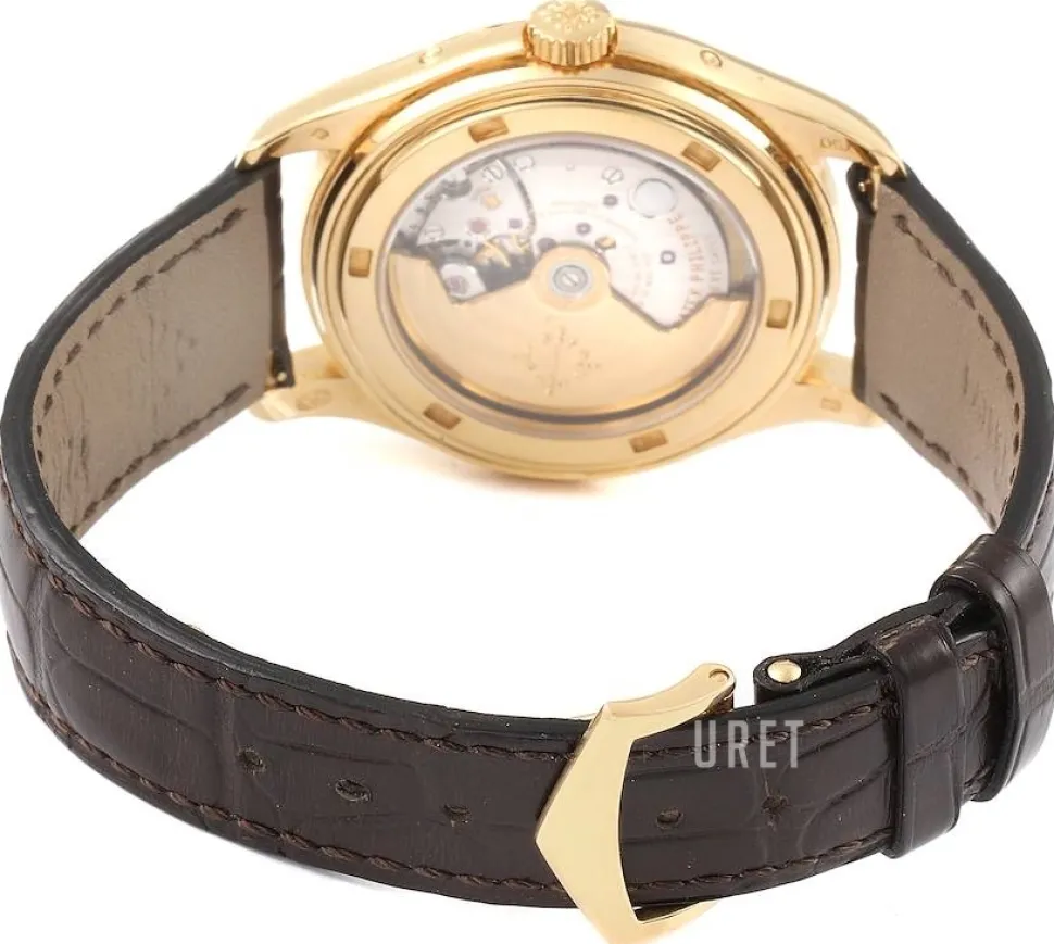 Complicated Annual Calender Svart/Läder Ø39 mm