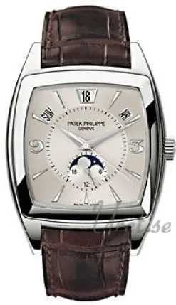 Complicated Silverfärgad/Läder 51x38 mm