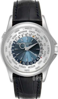 Complicated World Time Blå/Läder Ø39.5 mm