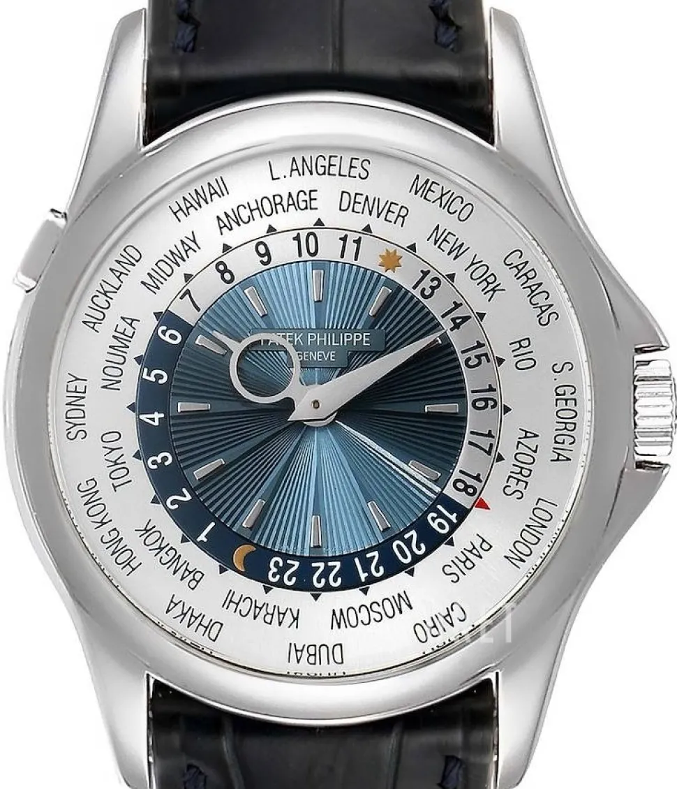 Complicated World Time Blå/Läder Ø39.5 mm