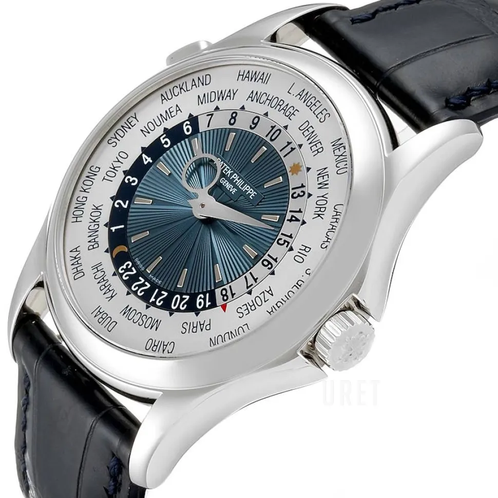 Complicated World Time Blå/Läder Ø39.5 mm