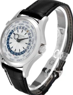 Complicated World Time Silverfärgad/Läder Ø39.5 mm