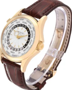 Complicated World Time Silverfärgad/Läder Ø39.5 mm