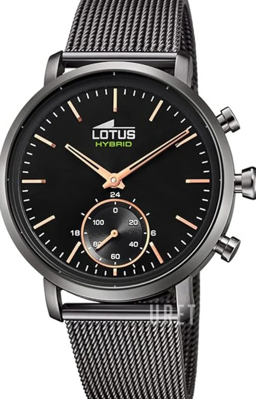 Connected Svart/Stål Ø43 mm