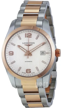 Conquest Silverfärgad/18 karat roséguld Ø40 mm