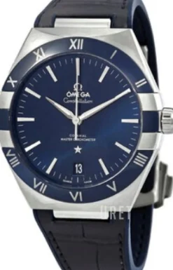 Constellation Co-Axial 41 Mm Blå/Gummi Ø41 mm