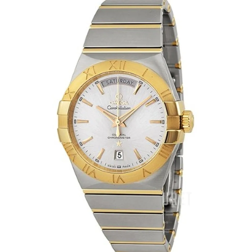 Constellation Co-Axial Day-Date 38mm Silverfärgad/Stål Ø38 mm