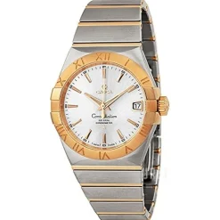 Constellation Co-Axial 38mm Silverfärgad/18 karat roséguld Ø38 mm