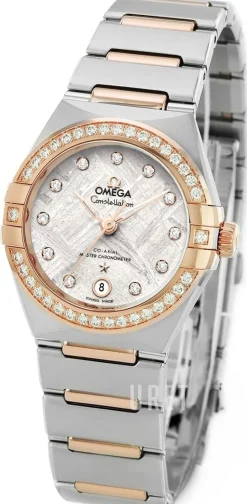 Constellation Co-Axial 29mm Grå/18 karat roséguld Ø29 mm