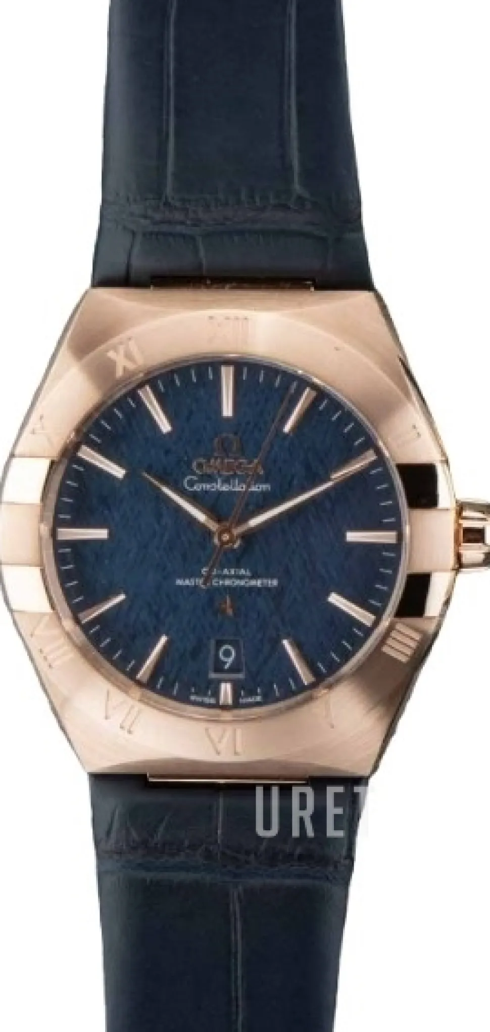 Constellation Co-Axial 39Mm Blå/Läder Ø39 mm