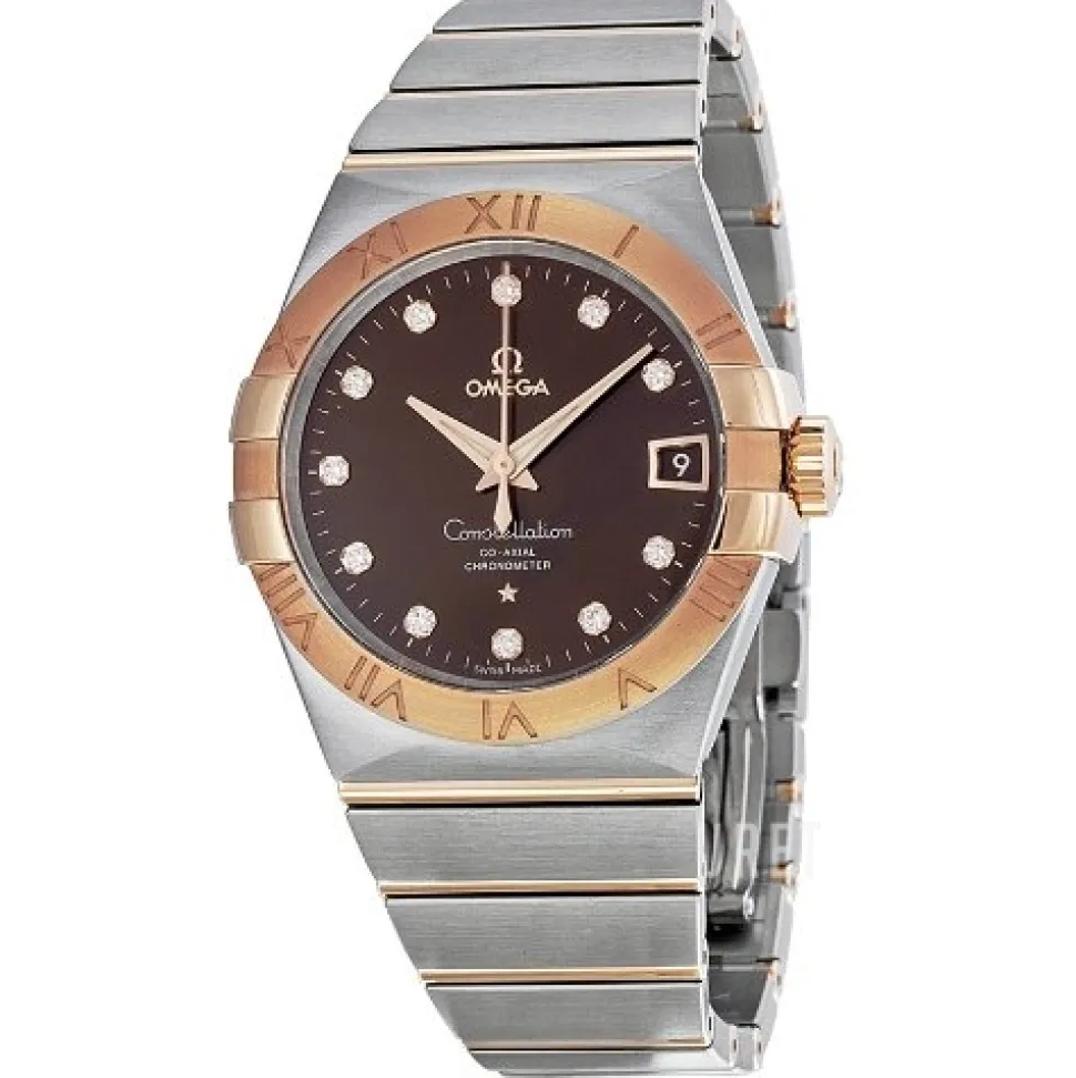 Constellation Co-Axial 38mm Brun/18 karat roséguld Ø38 mm