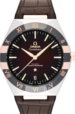 Constellation Co-Axial 41Mm Röd/Gummi Ø41 mm