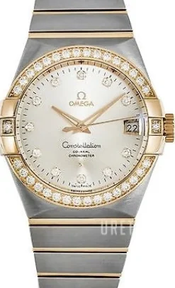 Constellation Co-Axial 38mm Silverfärgad/18 karat roséguld Ø38 mm