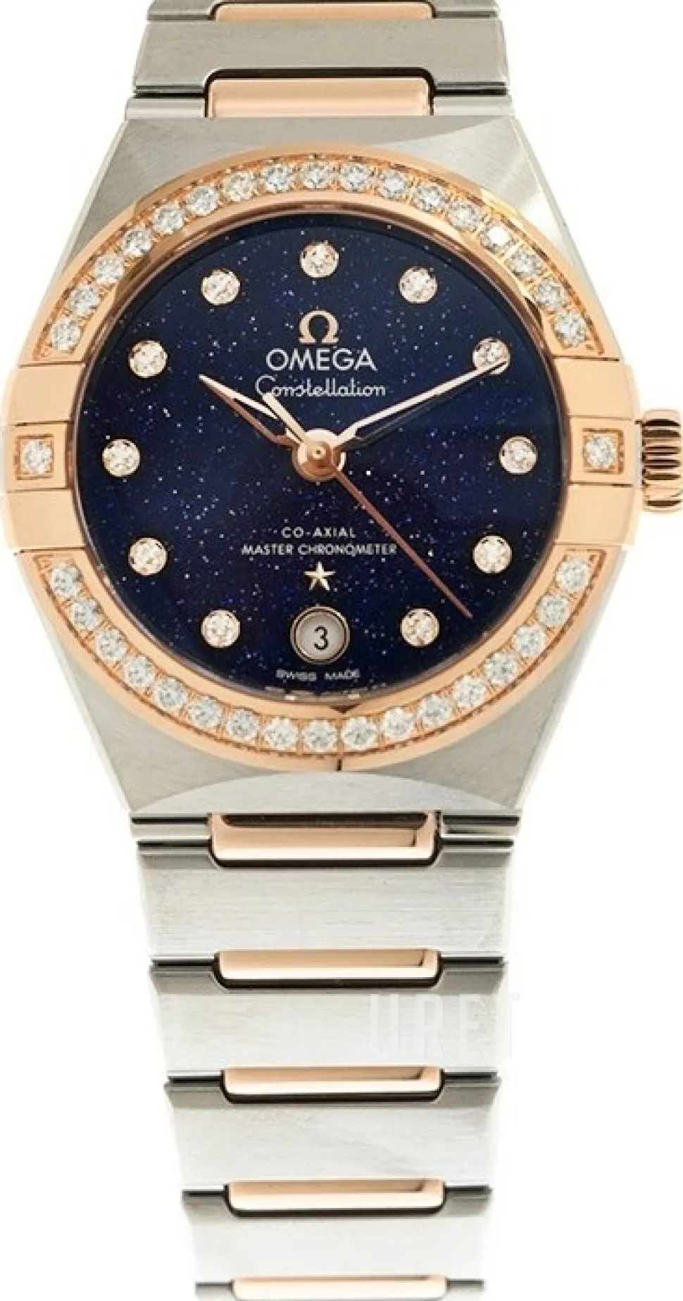 Constellation Co-Axial 29Mm Blå/18 karat roséguld Ø29 mm