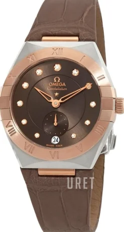 Constellation Co-Axial 34Mm Brun/Läder Ø34 mm