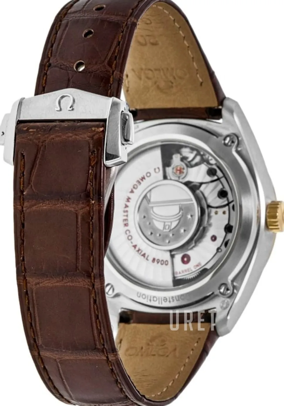 Constellation Globemaster Co-Axial Chronometer 39mm Silverfärgad/Läder Ø39 mm