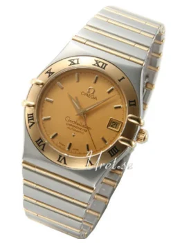 Constellation Herr Gulguldstonad/18 karat gult guld Ø35 mm