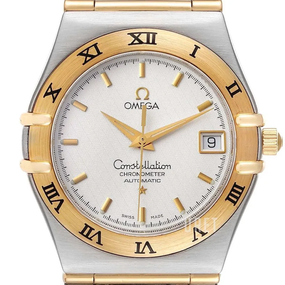 Constellation Herr Vit/18 karat gult guld Ø35 mm