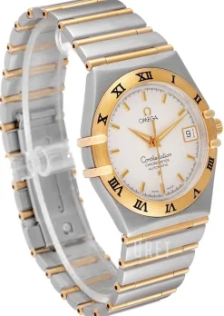 Constellation Herr Vit/18 karat gult guld Ø35 mm